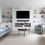 New build beach house, Abersoch, Wales | Open plan living area in modern beach house | Interior Designers
